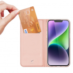 Tagakaaned Dux Ducis  Dux Ducis Skin Pro Wallet Case for iPhone 15 Plus - Pink