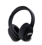 &Uuml;leminek DKNY - DKNY PU Leather Arch Logo Wireless Headphone Black