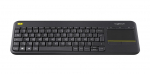 Arvuti klaviatuur Logilink LOGITECH Wireless Touch Keyboard k400 plus black DE Layout