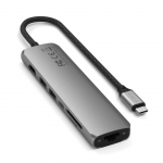Muu arvutitarvik OEM  Adapter HUB 7in1 USB C Satechi Slim ST-P7SM space gray