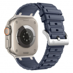 Rihm Forcell  Strap to Apple Watch Forcell F-Design FA06 silicone holes 38 / 40 / 41 mm blue