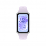 Fitness k&auml;ev&otilde;ru Huawei  Band 11 Silver Durable Polymer Case with Purple Fluoroelastomer Strap
