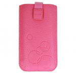 Universaal mobiiltasku iLike Universal Leather Pocket Case XL Fuchsia