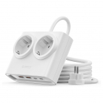 Muu arvutitarvik Orico  Orico PDC25 25W 6in1 Power Strip 2x AC + 2x USB-A + 2x USB-C - White