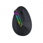 Muu Wozinsky Wozinsky WMG-1164 Wireless Vertical Ergonomic Gaming Mouse 3600 DPI with RGB Backlight - Black