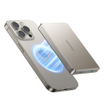 V&auml;line aku Joyroom Joyroom JR-PBM08 Pro Powerbank 22.5W 10000mAh with Wireless Charging 2x USB-C - Titanium
