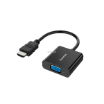 Kaabel Hama  Hama Video Adapter  HDMI Plug - VGA Socket  Audio Socket  melna - Adapteris (4047443437457)