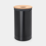 Muud v&auml;ikesed kodumasinad brabantia  BRABANTIA Laundry Bin veļas grozs  60l   Cork Lid -  Black 120022