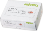 &Uuml;leminek wago  Wago Universal quick connector 2x0.5-6mm transparent 221-612 1pc. Transparent