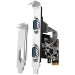 Muu arvutitarvik Axagon  Axagon PCI-Express card with two 250 kbps serial ports. ASIX AX99100. Standard & Low Profile.