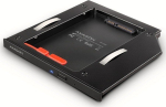 Muu arvutitarvik iLike  RSS-CD09 2.5" SSD/HDD caddy into DVD slot  9.5 mm  LED  ALU