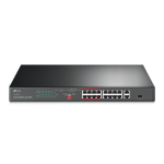 Server &ndash; muud tarvikud TP-Link  Switch TL-SL1218P Unmanaged, Rackmountable, 10/100 Mbps (RJ-45) ports quantity 16, PoE+ ports quantity 16