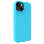 Tagakaaned Evelatus Apple iPhone 15 Plus Premium Soft Touch Silicone Case Cyan Blue