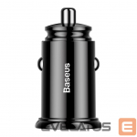 Kaabel Baseus Baseus Circular smart car charger 2x USB QC3.0 Quick Charge 3.0 SCP AFC 30W black (CCALL-YD01)