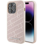 Tagakaaned Karl Lagerfeld  Karl Lagerfeld Quilted K Pattern case for iPhone 15 Pro Max - pink