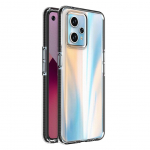 Tagakaaned Hurtel  Spring Case for Realme 9 Pro+ / Realme 9 silicone cover with frame black