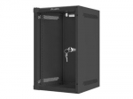 Serverid Lanberg Rack cabinet 10" wall-mount 9U/280x310 (flat pack) with glass door, black |