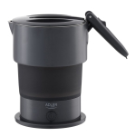 Veekeetja Adler  Silicon Travel Kettle | AD 1377 | Travel Kettle | 600 W | 0.6 L | Silicon | Grey