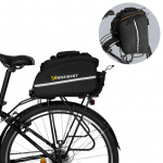 Jalgratta tarvik Wozinsky Wozinsky large bike rack bag 35l + rain cover black (WBB19BK)