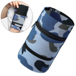 Teised Hurtel Fabric armband on the arm for running fitness, camo blue