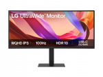 Monitorid LG 34U650A-B | 34 " | IPS | 21:9 | 100 Hz | 5 ms | 3440 x 1440 pixels | 300 cd/m&sup2; | HDMI ports quantity 2