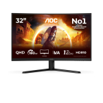 Monitorid AOC AOC G4 CQ32G4VE, 80 cm (31.5"), 2560 x 1440 pixels, Quad HD, LCD, 1 ms, Black, Grey
