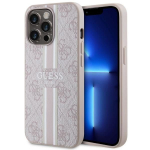 Tagakaaned Guess  Guess GUHMP13LP4RPSP iPhone 13 Pro / 13 6.1" pink/pink hardcase 4G Printed Stripes MagSafe