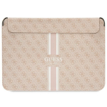 Tagakaaned Guess  Guess 4G Printed Stripes cover for a 14" laptop - pink