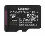 Muu arvutitarvik Kingston  MEMORY MICRO SDXC 512GB UHS-I/SDCS3/512GBSP