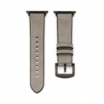 Rihm Connect Watch 38/40/41mm Silicone patch Leather Watch Strap (132mm M/L) Silver
