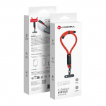 Muu Forcell  FORCELL F-DESIGN R10X40 wrist phone lanyard with adjustable length (max 20cm in the loop) red