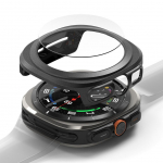 Tagakaaned Ringke Ringke Slim & Tempered Glass Case + Glass Set for Samsung Galaxy Watch Ultra 47mm - Black