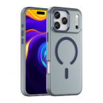 Tagakaaned Hurtel  Magnetic Abrasive iPhone 17 Pro Case Compatible with MagSafe - Matte Blue