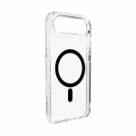 Tagakaaned Puro  Puro Lite Mag TPU+PC Case Compatible with MagSafe for iPhone 17 Air - Transparent with Black Ring