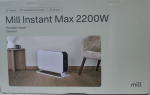 Radiaator Mill SALE OUT. CO2200MECMAX 2200W Convection Heater, Mechanical thermostat, Wire heating element, White | Heater | CO2200MECMAX | Convection Heater | 2200 W | Number of power levels 3 | Suitable for rooms up to max 30 m&sup2; | White | DAMAGED P ...