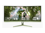 Monitorid AROZZI  | Nova | 34 " | VA | UWQHD | 21:9 | 165 Hz | 1 ms | 3440 x 1440 pixels | 350 cd/m&sup2; | HDMI ports quantity 2 | Forest Green