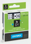 Kontoripaber Dymo  DYMO TAPE D1 9X7M BLACK/WHITE S0720680