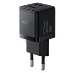 Muud kaubad Baseus Baseus Palm 20W USB-C USB-A Wall Charger - Black - OUTLET