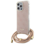 Tagakaaned Guess  Guess Crossbody Cord 4G Print case for iPhone 15 Pro - pink