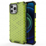 Tagakaaned Hurtel  Honeycomb Case armor cover with TPU Bumper for iPhone 13 Pro Max green