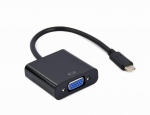 Moodulid ja transiiverid Gembird I/O ADAPTER USB-C TO VGA/A-CM-VGAF-01