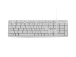 Arvuti klaviatuur Natec  Keyboard Nautilus NKL-1951 Wired, US, USB Type-A, White