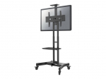 Teleri kinnitus NEOMOUNTS  NM-M1700BLACK TV trolley - 32-75" - max 50 kg - manual h 104,2-154,2 cm - VESA 200x200-600x400 - incl. cam/hardware shelf - black