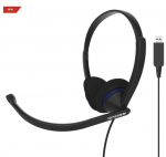 Juhtmevabad k&otilde;rvaklapid Koss Headphones CS200 USB Wired, On-Ear, Microphone, USB Type-A, Black