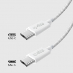 Kaabel SBS  SBS TECABLETISSUETCCG USB-C - USB-C 1.5m 60W braided cable - gray