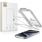 Kaitseklaasid Tech-Protect  Tech-Protect Quick Set+ 2-pack tempered glass for iPhone 15 Pro - black