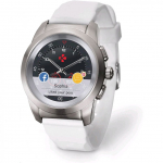 Nutikell MyKronoz ZeTime Smart Watch Silver/White Silicon Flat