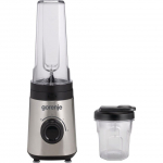 Mikserid ja blenderid GORENJE  Blender BSM600E Tabletop, 320 W, Jar material Plastic, Jar capacity 0.6 L, Stainless Steel