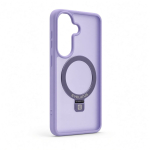 Tagakaaned Evelatus Samsung Galaxy S26 Shield Case With MagSafe & Stand Matte Ring Lavender Purple