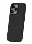 Tagakaaned iLike Apple iPhone 15 Pro Soft Touch Silicone case With Magnetic Black